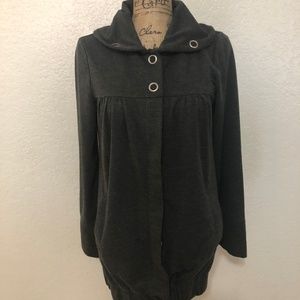 Grey Cardigan Sweater